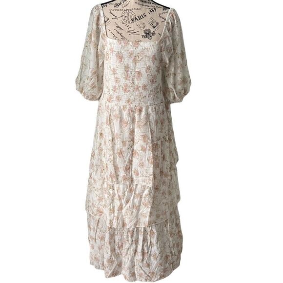 NWT Kings Road Maxi Bohemian Floral Dress in Size XL - Picture 2 of 8